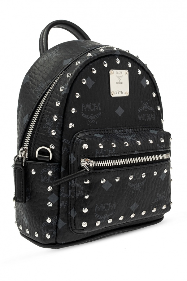 Mcm backpack mini outlet black